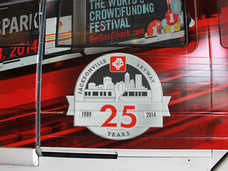 skyway train 25th anniversary Medallion