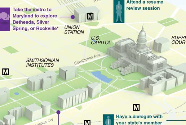 The Washington Center: The D.C. Internship Experience infographic