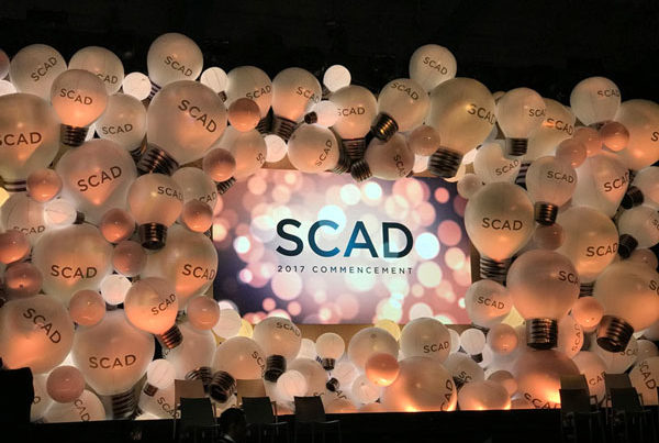 SCAD 2017 commencement stage