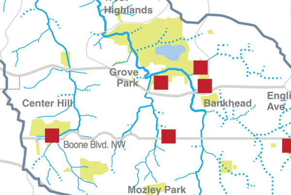 WABE.org Proctor Creek Watershed Interactive