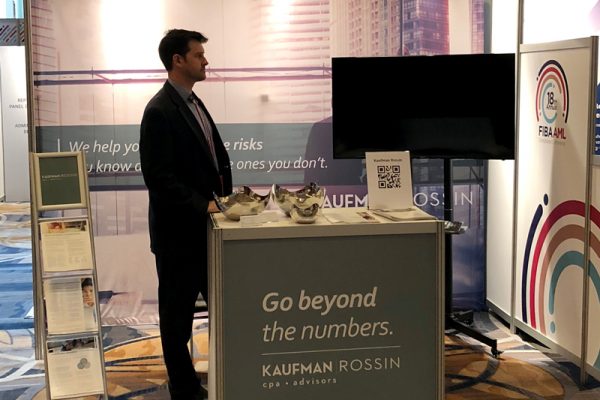 Kaufman Rossin Booth Display design