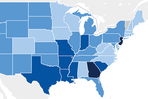 WABE.org Maternal Mortality Rate in the U.S. Interactive