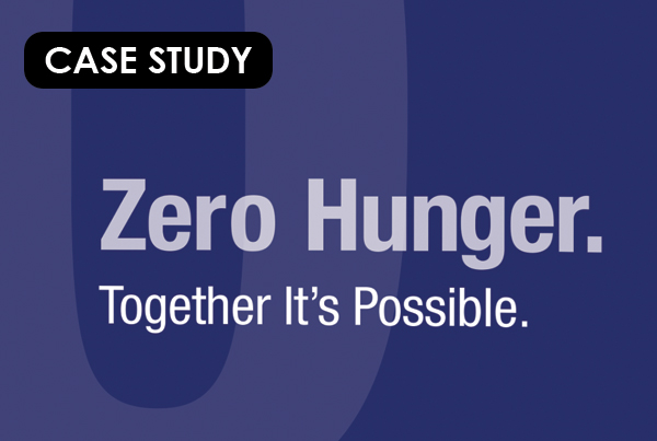 CASE STUDY: Sodexo Stop Hunger Foundation dinner project