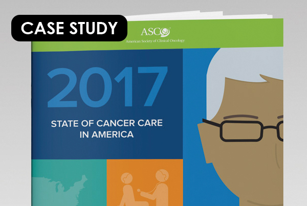 CASE STUDY: ASCO State of Cancer infographic annual report